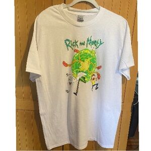 Rick and Morty Graphics short sleeve / large /White